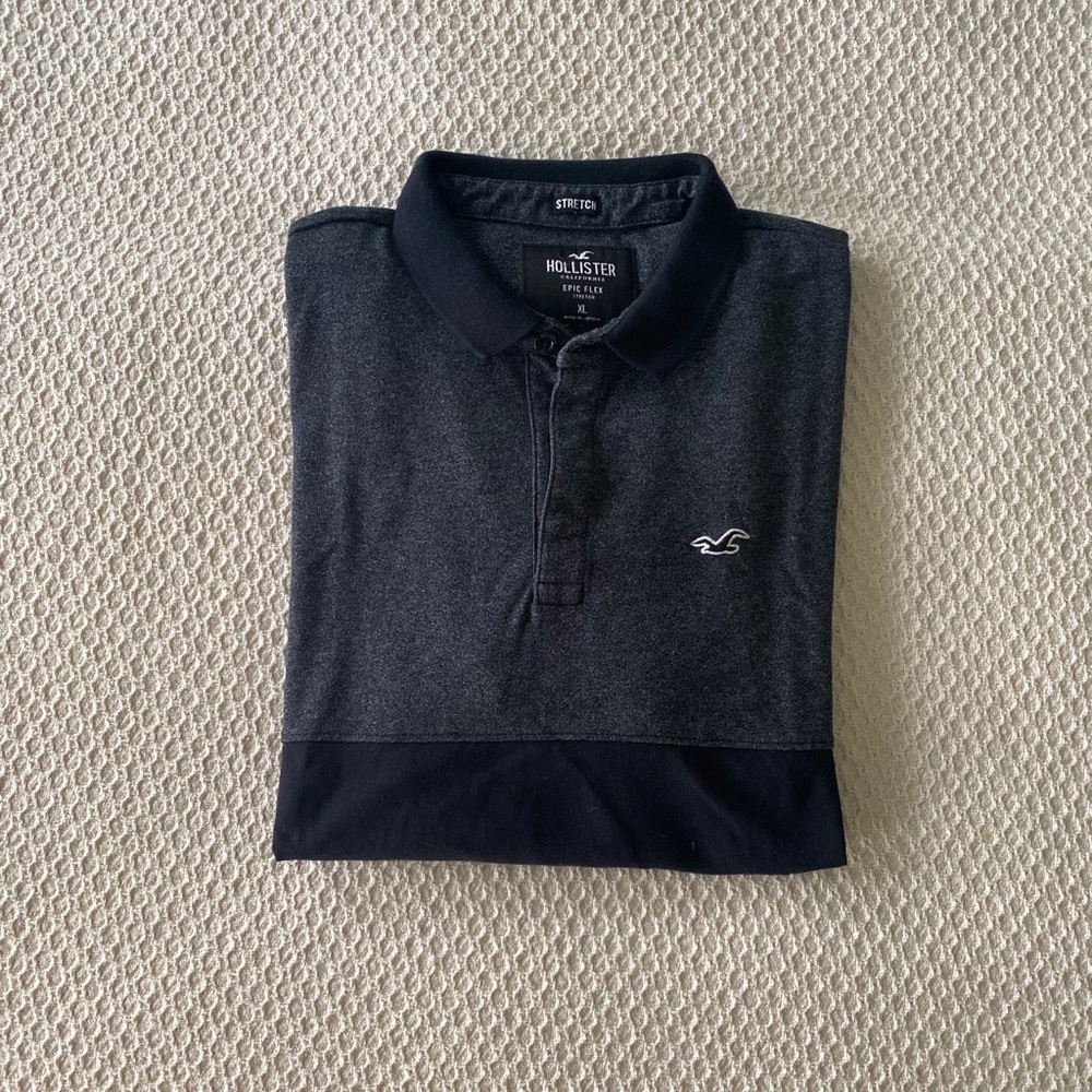 Hollister Men’s Colorblock Polo Shirt